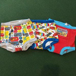 NWOT Cars Toddler Boys Training Underwear Size 3T